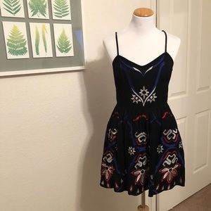Free People Embroidered Mini